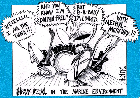 Cartoon - Tuna in a Heavy Metal Band